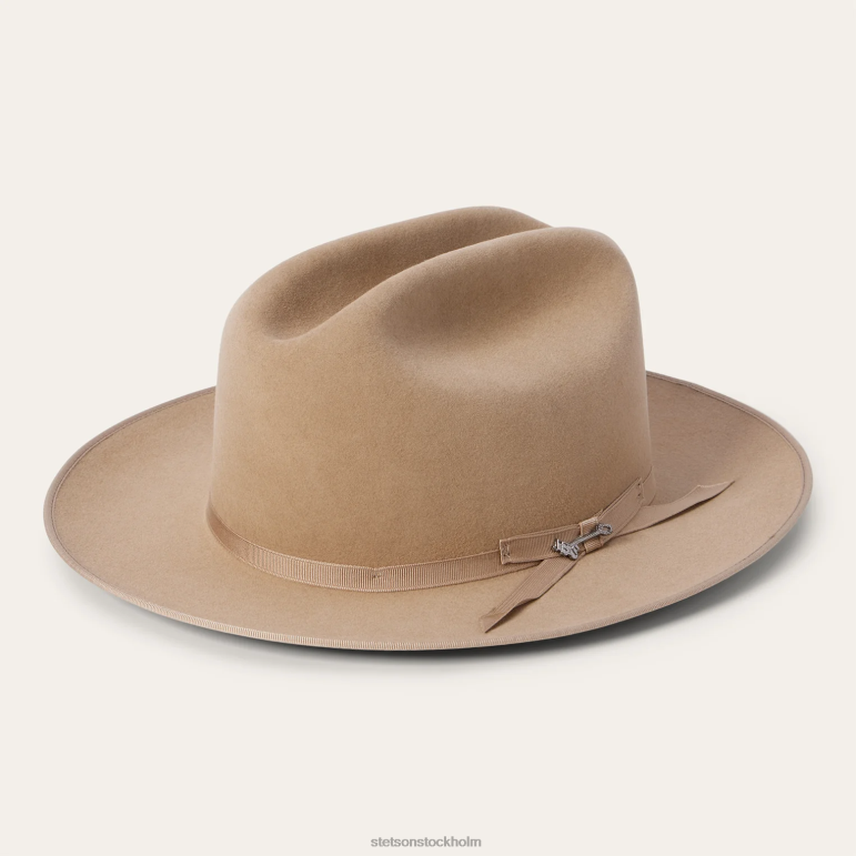 Stetson unisex- öppen väg 6x cowboyhatt LLFB9 huvudbonader fawn