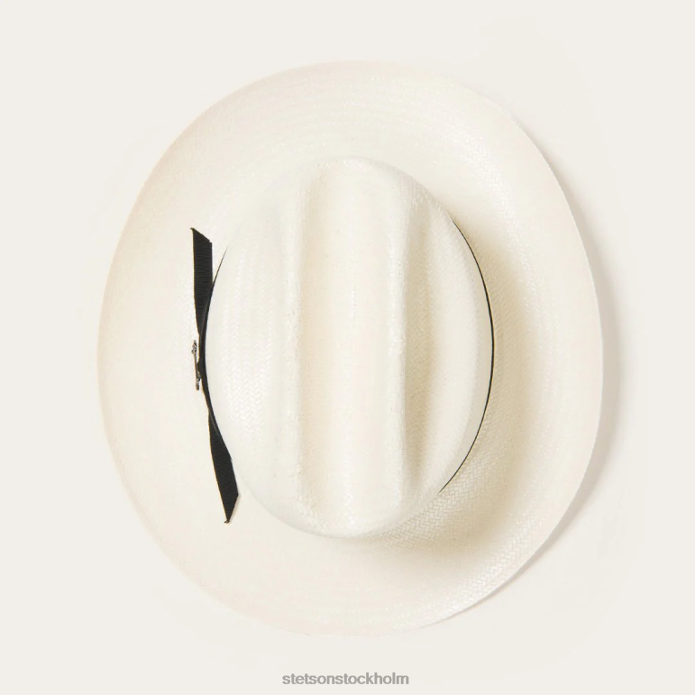 Stetson unisex- öppen väg 6x halm cowboyhatt LLFB142 huvudbonader naturlig