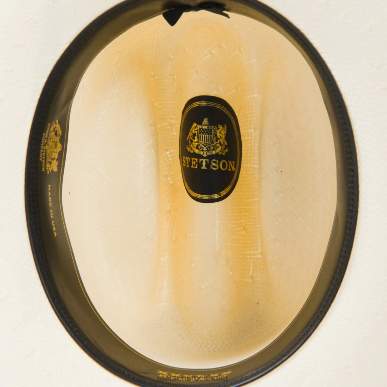 Stetson unisex- öppen väg 6x halm cowboyhatt LLFB142 huvudbonader naturlig