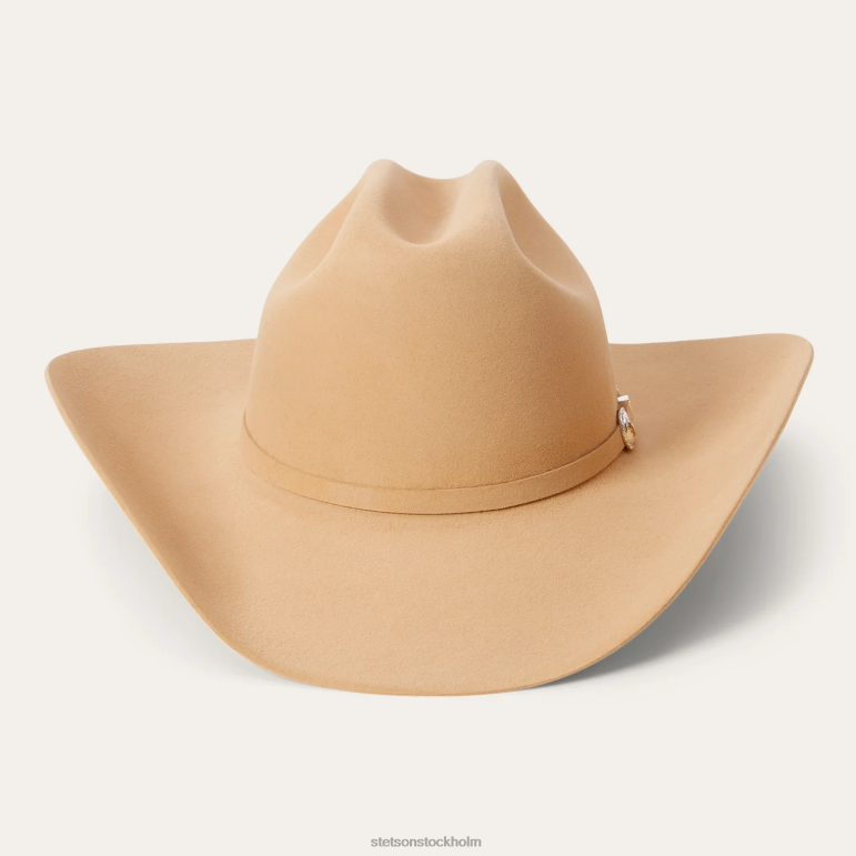 Stetson unisex- shasta 10x premier cowboyhatt LLFB115 huvudbonader knäck