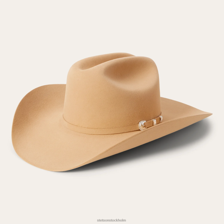 Stetson unisex- shasta 10x premier cowboyhatt LLFB115 huvudbonader knäck