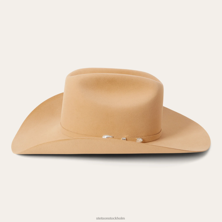 Stetson unisex- shasta 10x premier cowboyhatt LLFB115 huvudbonader knäck