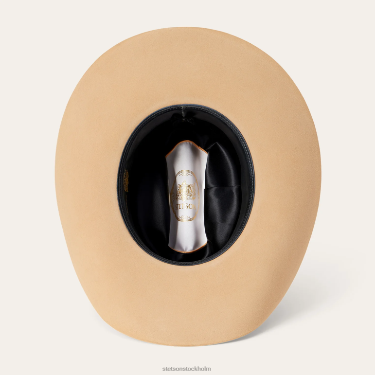 Stetson unisex- shasta 10x premier cowboyhatt LLFB115 huvudbonader knäck