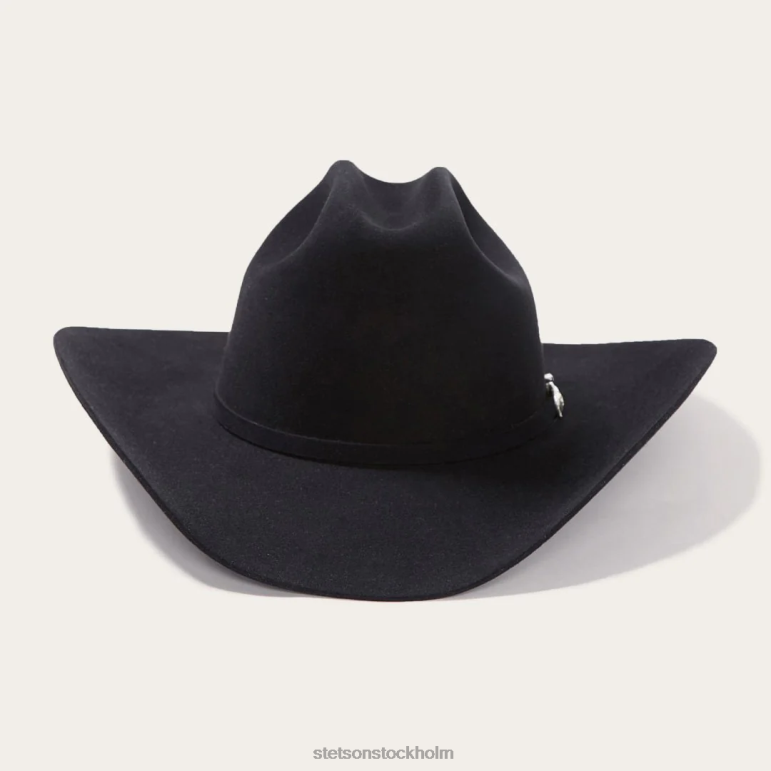 Stetson unisex- shasta 10x premier cowboyhatt LLFB3 huvudbonader svart