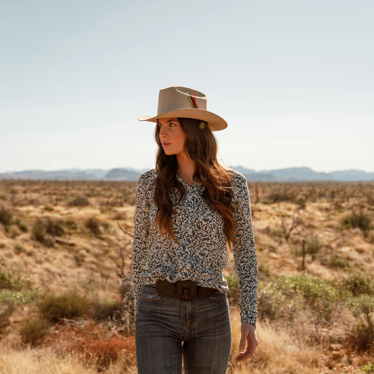 Stetson unisex- sortiment 6x cowboyhatt LLFB77 huvudbonader silvermage