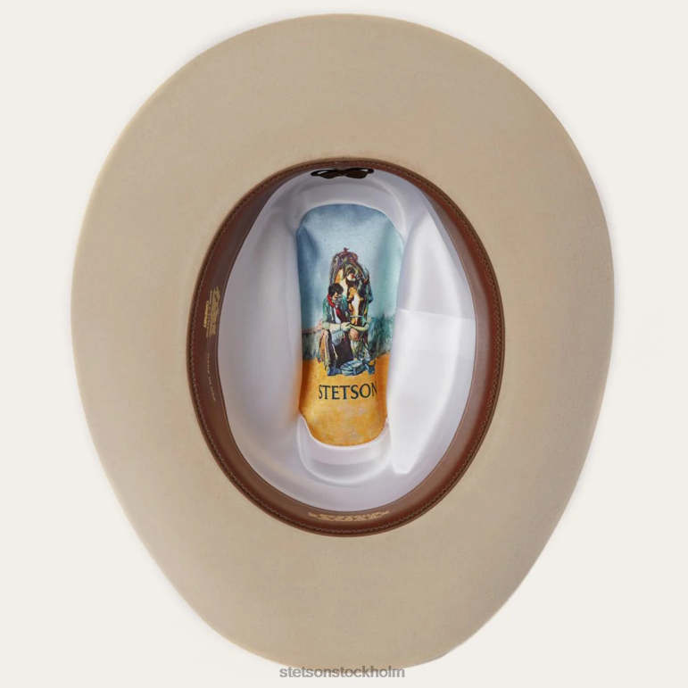 Stetson unisex- sortiment 6x cowboyhatt LLFB77 huvudbonader silvermage