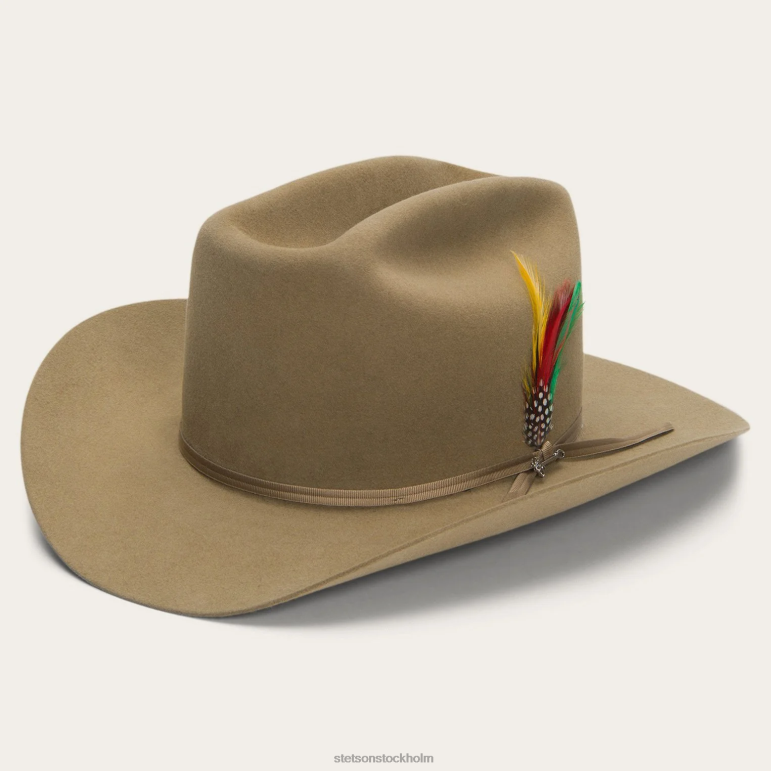 Stetson unisex- sortiment 6x cowboyhatt LLFB78 huvudbonader fawn