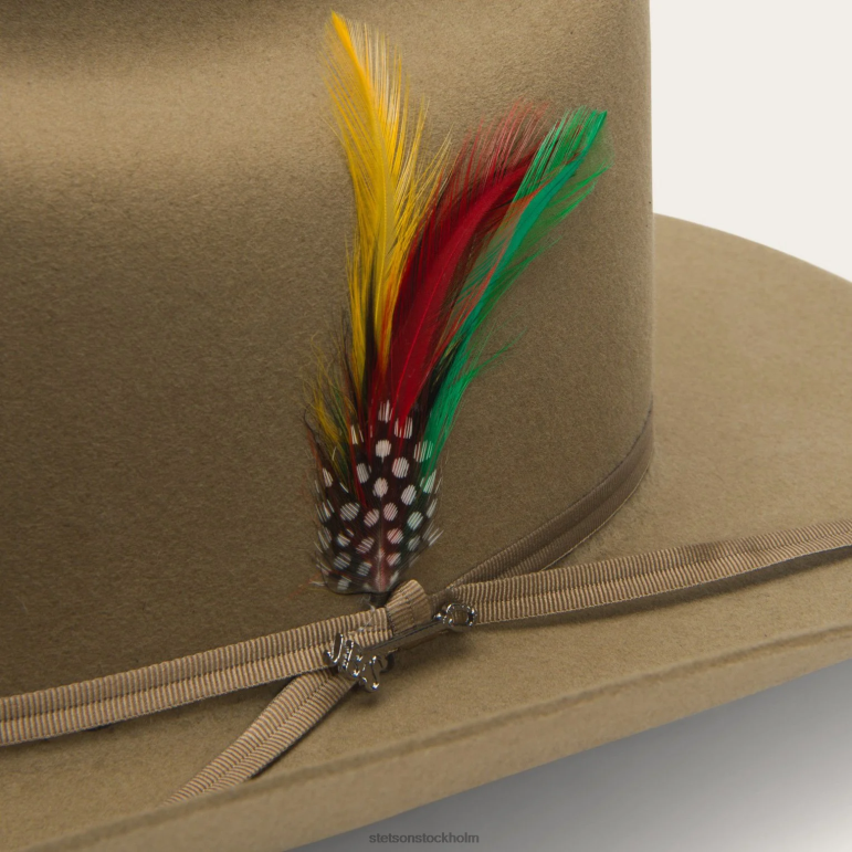 Stetson unisex- sortiment 6x cowboyhatt LLFB78 huvudbonader fawn