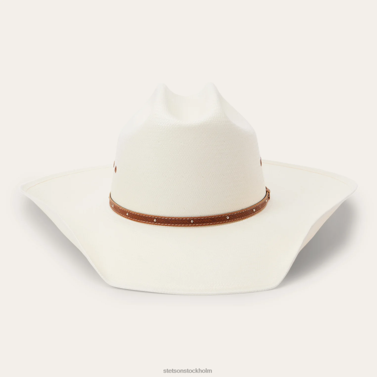 Stetson unisex- stanhope 10x strå cowboyhatt LLFB150 huvudbonader naturlig
