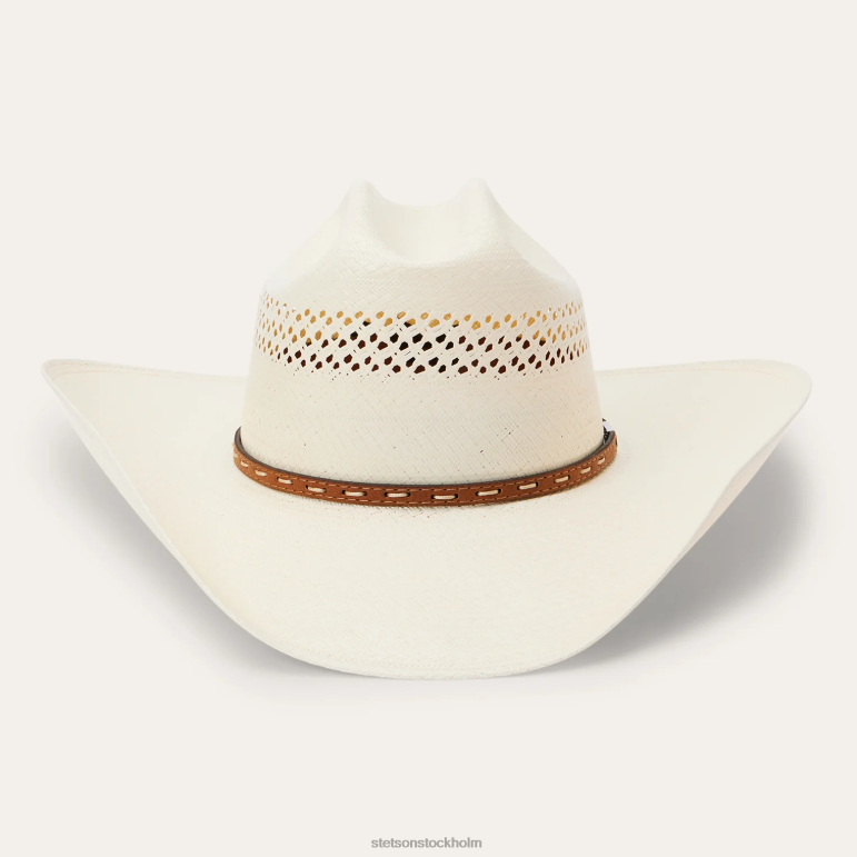 Stetson unisex- williston 8x halm cowboyhatt LLFB213 huvudbonader naturlig