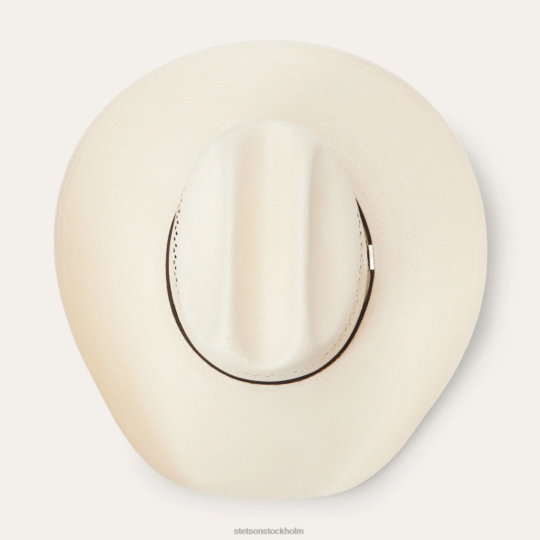 Stetson unisex- williston 8x halm cowboyhatt LLFB213 huvudbonader naturlig