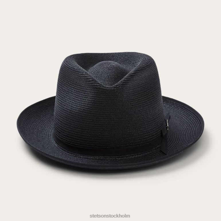 Stetson unisex- Stratoliner hampa fedora LLFB108 huvudbonader svart