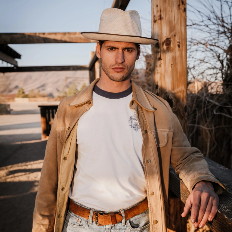 Stetson unisex- Stratoliner hampa fedora LLFB109 huvudbonader naturlig