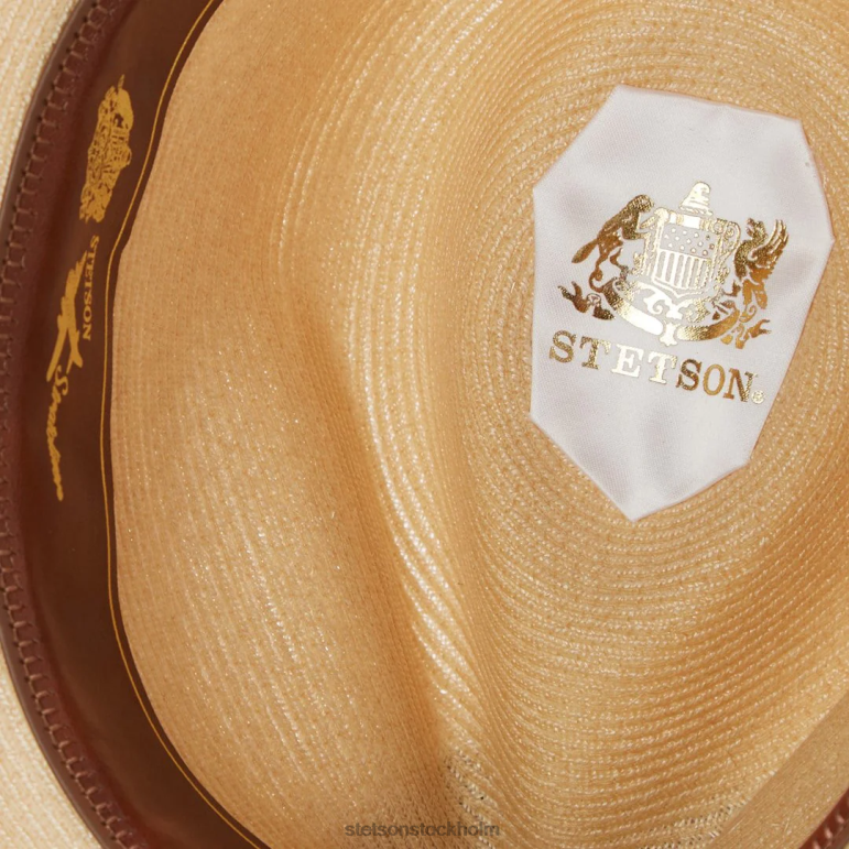 Stetson unisex- Stratoliner hampa fedora LLFB109 huvudbonader naturlig