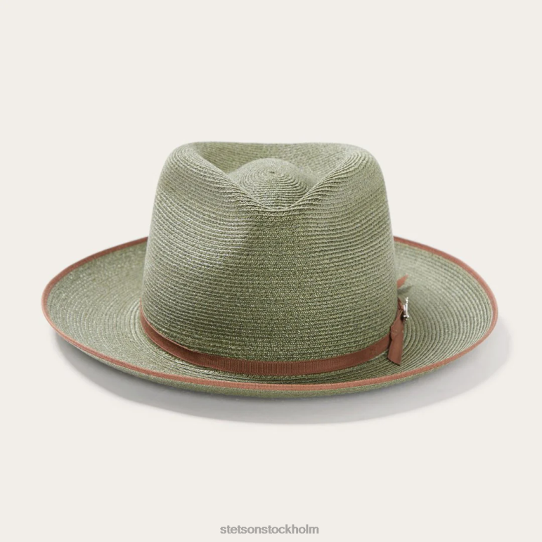 Stetson unisex- Stratoliner hampa fedora LLFB125 huvudbonader salvia