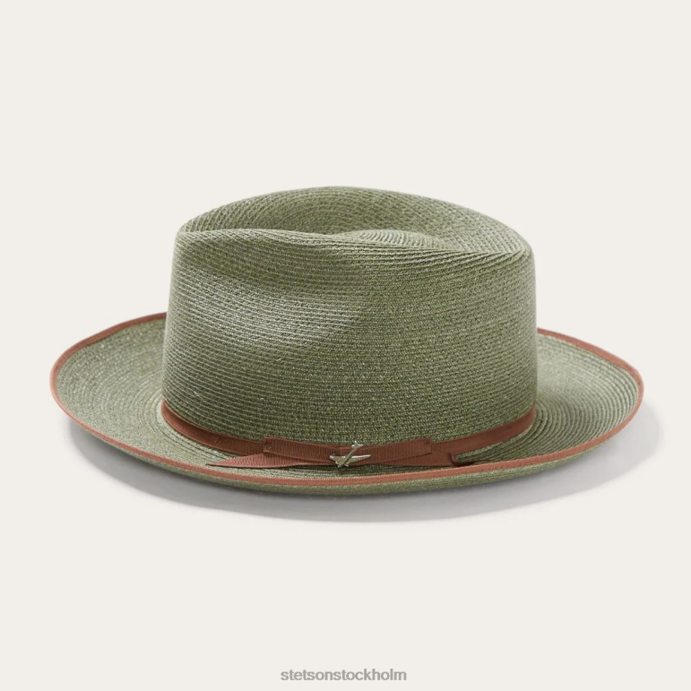 Stetson unisex- Stratoliner hampa fedora LLFB125 huvudbonader salvia