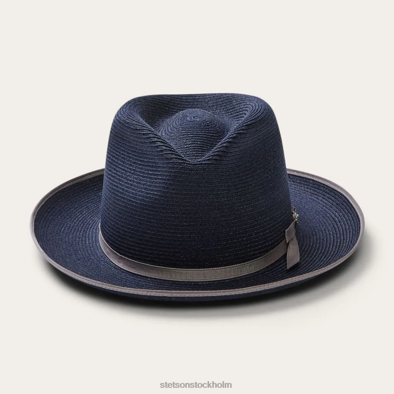 Stetson unisex- Stratoliner hampa fedora LLFB135 huvudbonader Marin