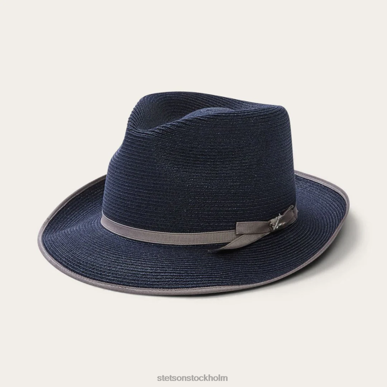 Stetson unisex- Stratoliner hampa fedora LLFB135 huvudbonader Marin