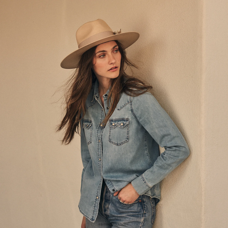 Stetson unisex- atacama halm fedora LLFB165 huvudbonader silvermage