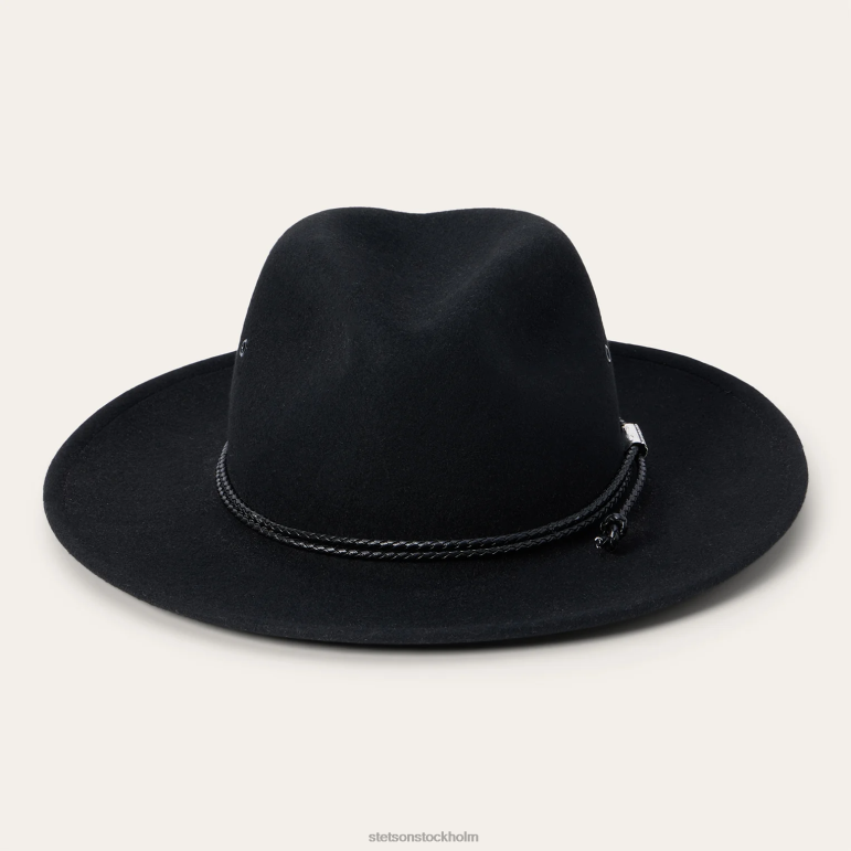 Stetson unisex- crossover fedora LLFB216 huvudbonader svart