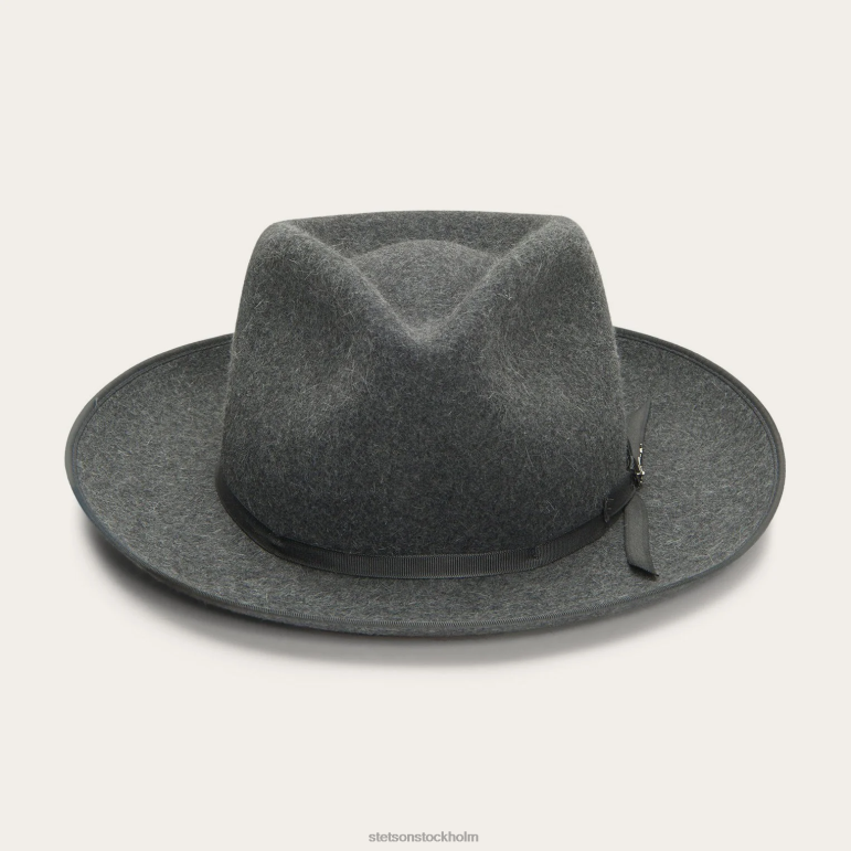 Stetson unisex- den ultralätta stratoliner fedora LLFB120 huvudbonader grå mix