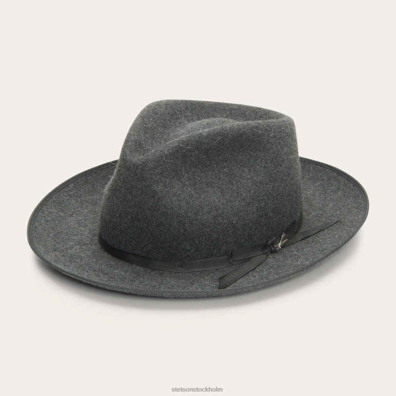 Stetson unisex- den ultralätta stratoliner fedora LLFB120 huvudbonader grå mix