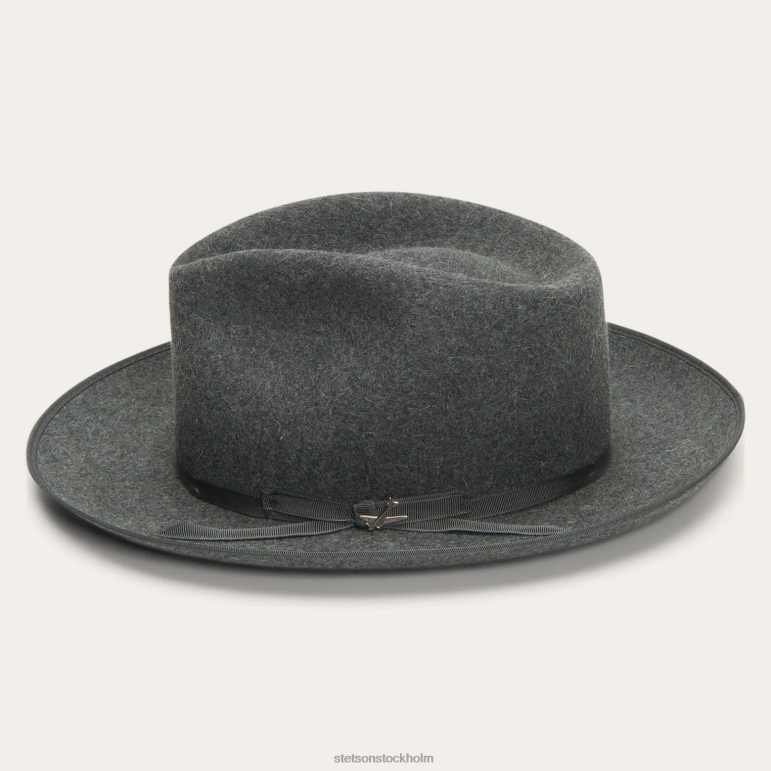 Stetson unisex- den ultralätta stratoliner fedora LLFB120 huvudbonader grå mix