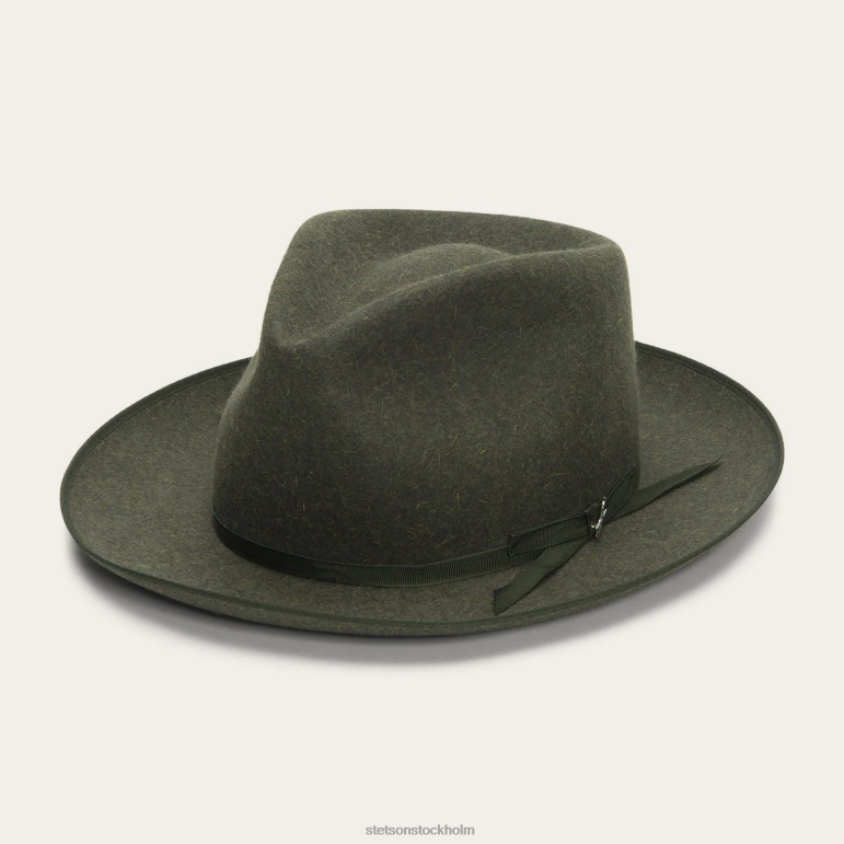 Stetson unisex- den ultralätta stratoliner fedora LLFB121 huvudbonader olivblandning