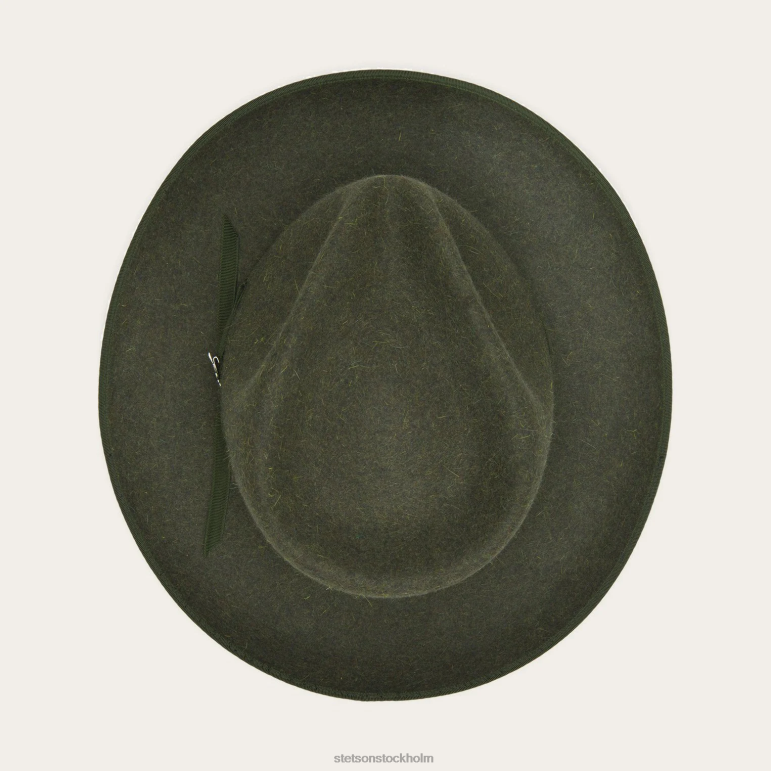 Stetson unisex- den ultralätta stratoliner fedora LLFB121 huvudbonader olivblandning