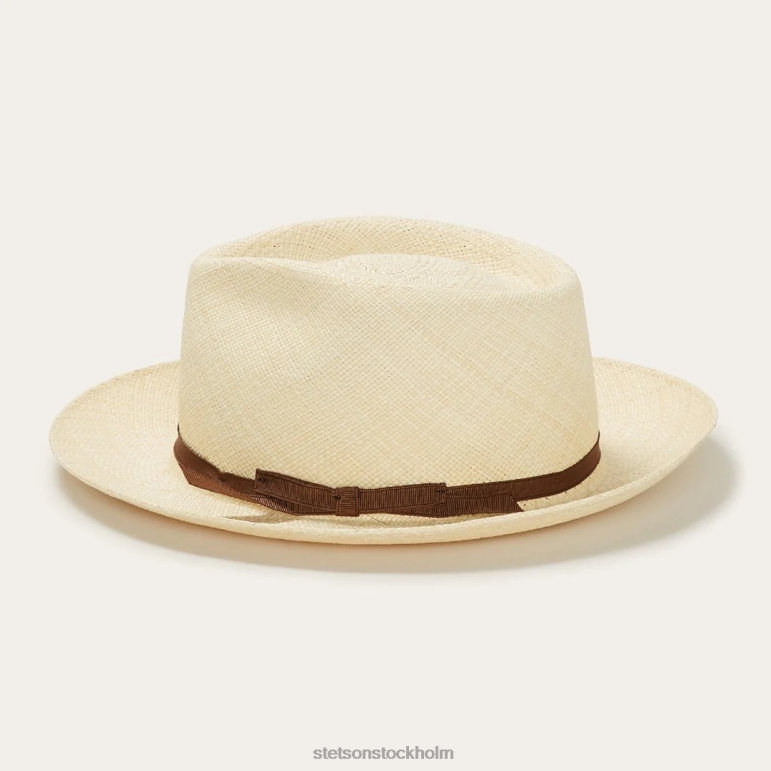 Stetson unisex- fyrtioåtta panama fedora LLFB170 huvudbonader naturlig