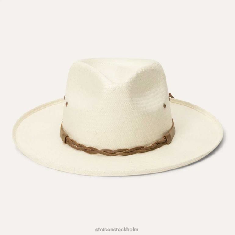 Stetson unisex- helena halm fedora LLFB161 huvudbonader naturlig