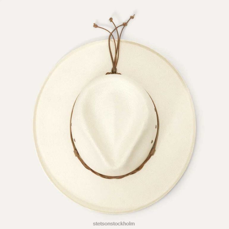 Stetson unisex- helena halm fedora LLFB161 huvudbonader naturlig