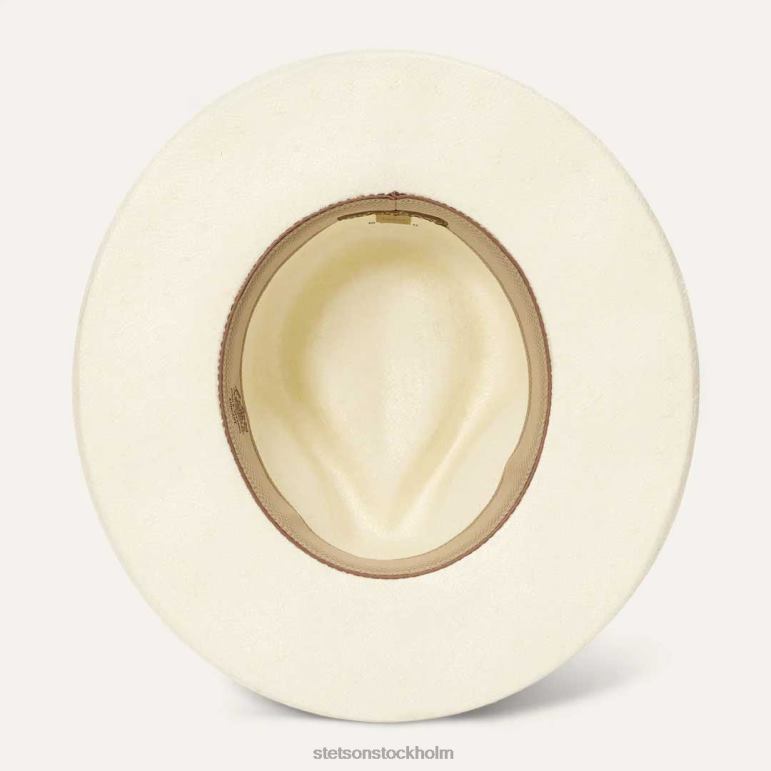 Stetson unisex- helena halm fedora LLFB161 huvudbonader naturlig