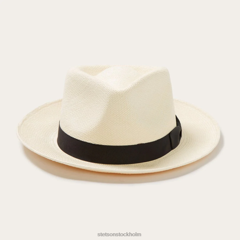 Stetson unisex- retro panama fedora LLFB154 huvudbonader naturlig