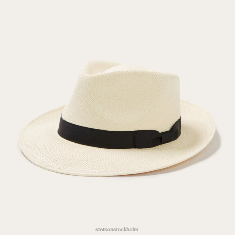 Stetson unisex- retro panama fedora LLFB154 huvudbonader naturlig