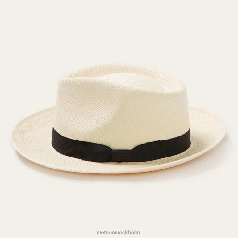 Stetson unisex- retro panama fedora LLFB154 huvudbonader naturlig
