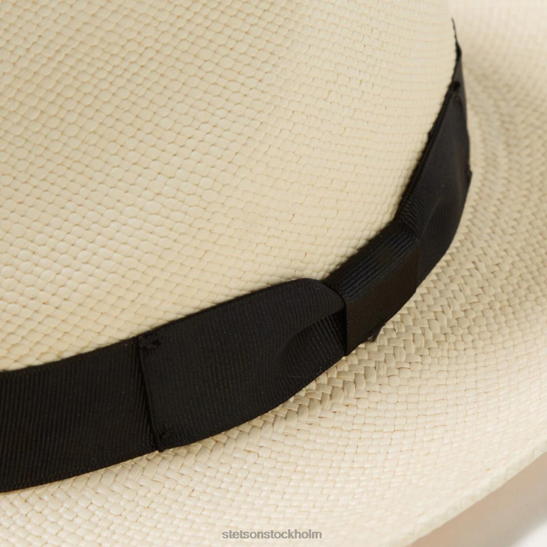 Stetson unisex- retro panama fedora LLFB154 huvudbonader naturlig