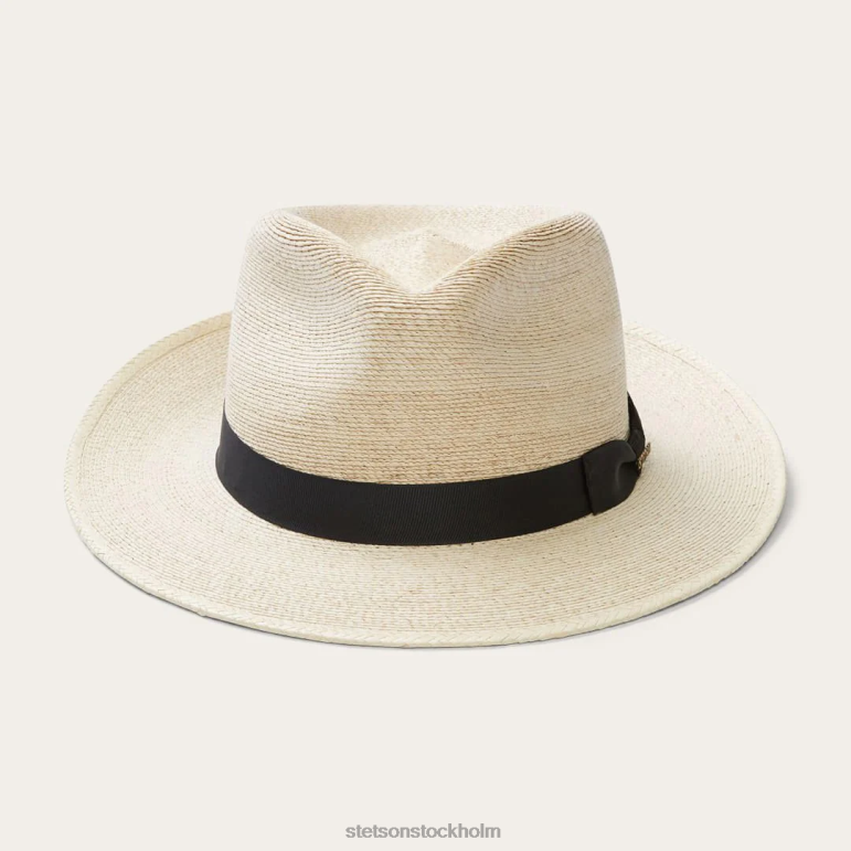 Stetson unisex- rushmore palm fedora LLFB159 huvudbonader naturlig