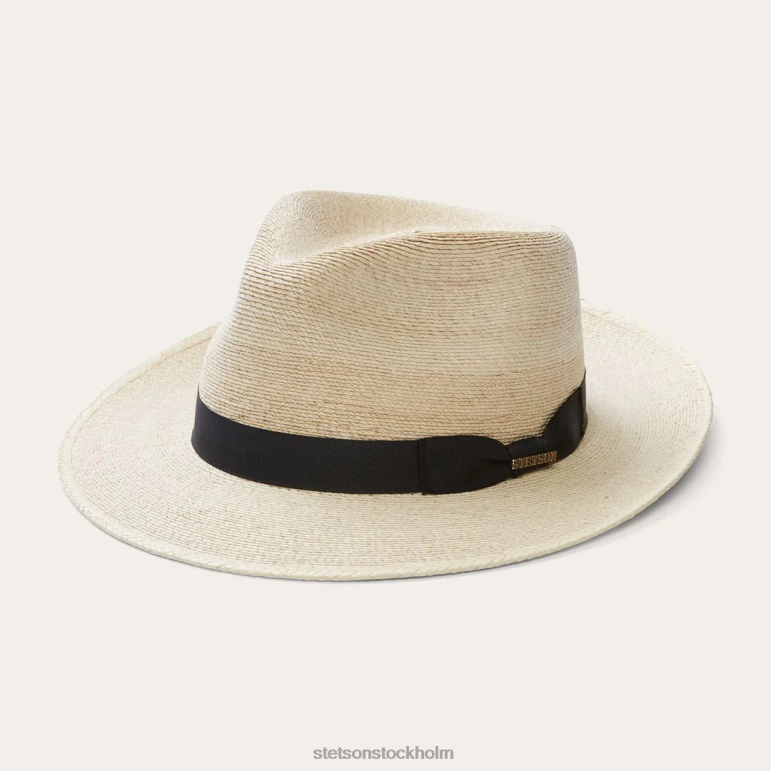 Stetson unisex- rushmore palm fedora LLFB159 huvudbonader naturlig