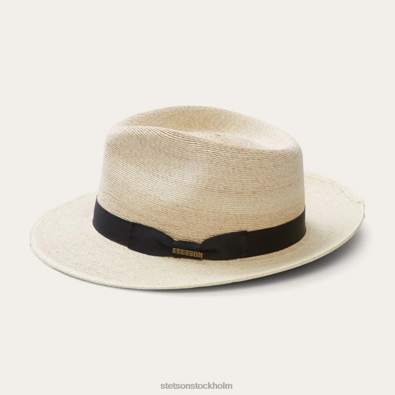 Stetson unisex- rushmore palm fedora LLFB159 huvudbonader naturlig