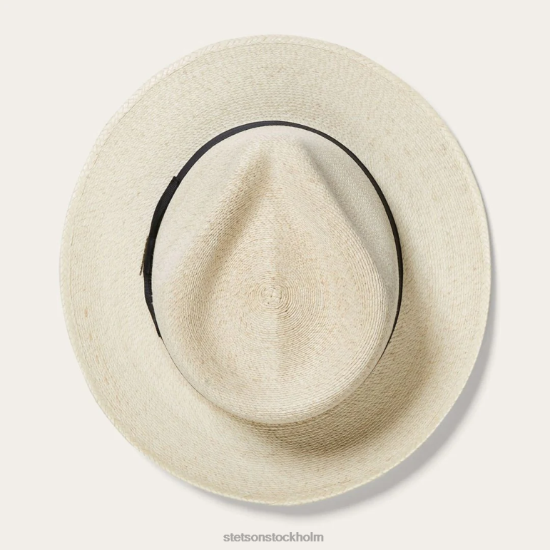 Stetson unisex- rushmore palm fedora LLFB159 huvudbonader naturlig