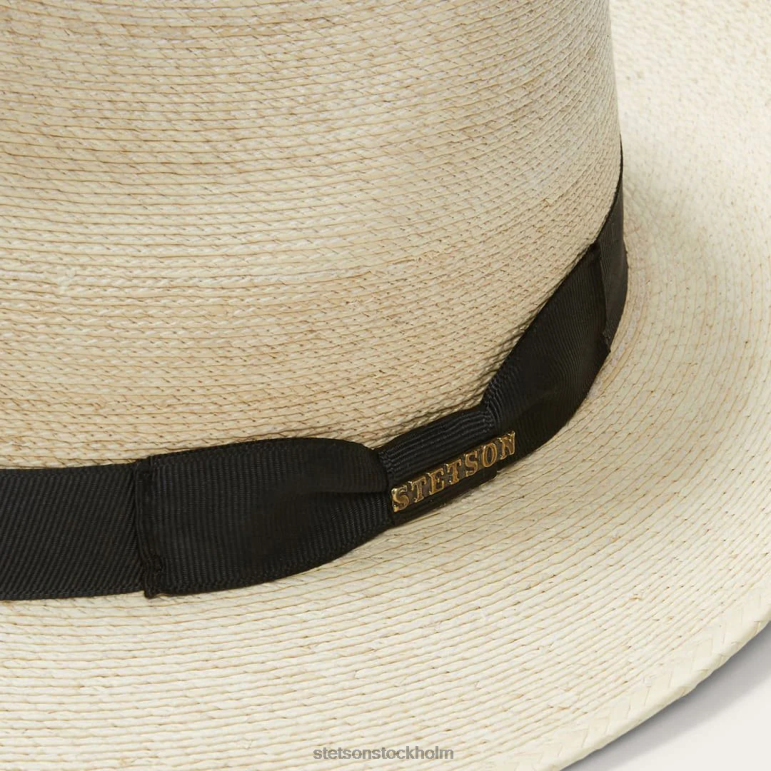Stetson unisex- rushmore palm fedora LLFB159 huvudbonader naturlig