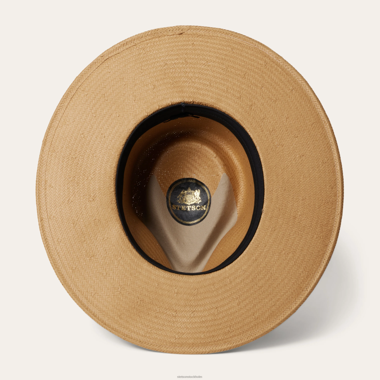 Stetson unisex- sol halm fedora LLFB168 huvudbonader sand