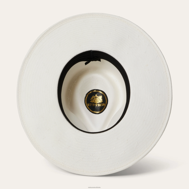Stetson unisex- sol halm fedora LLFB180 huvudbonader bleka