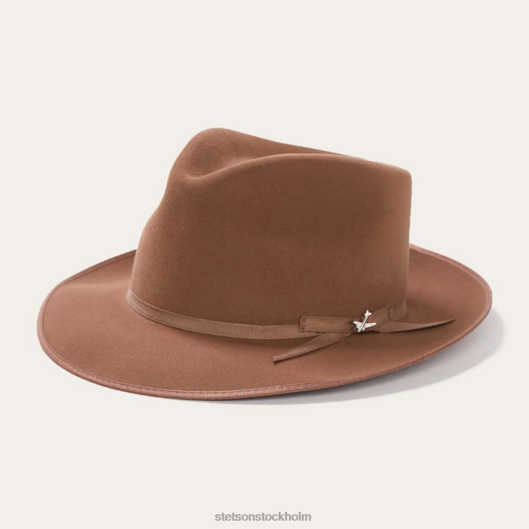 Stetson unisex- stratoliner fedora LLFB38 huvudbonader valnöt
