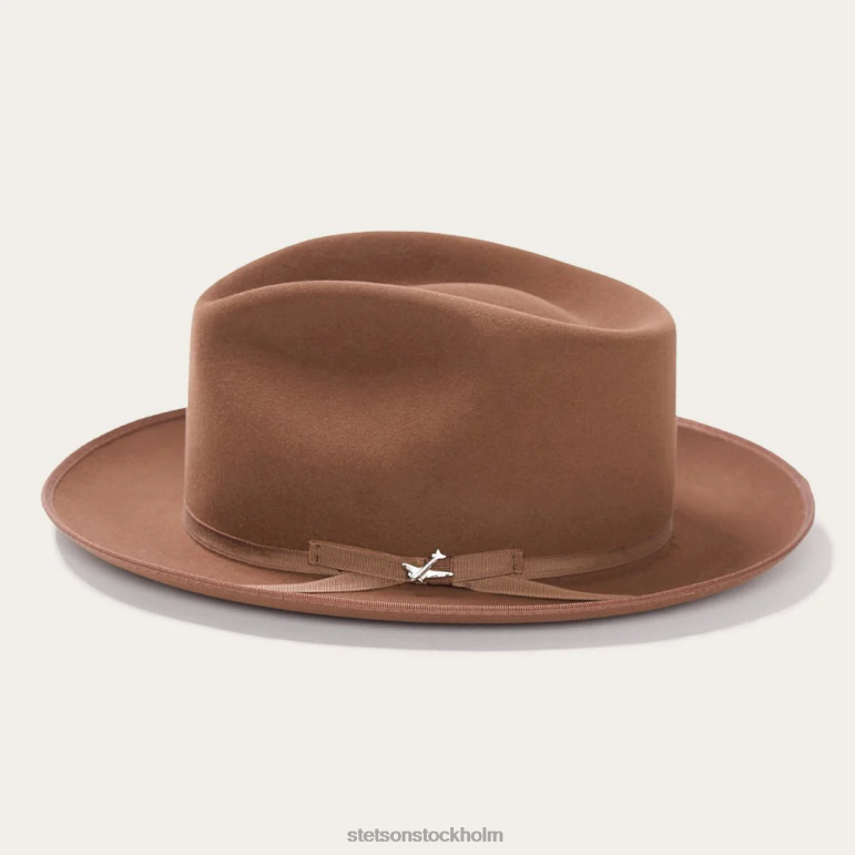 Stetson unisex- stratoliner fedora LLFB38 huvudbonader valnöt