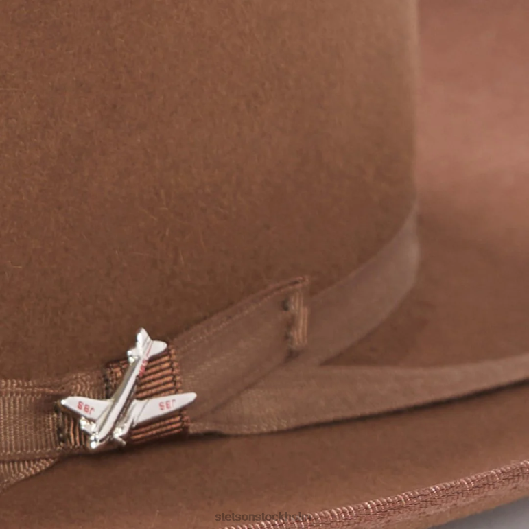Stetson unisex- stratoliner fedora LLFB38 huvudbonader valnöt