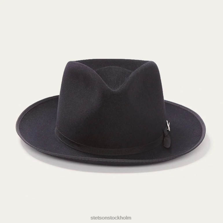 Stetson unisex- stratoliner fedora LLFB59 huvudbonader svart