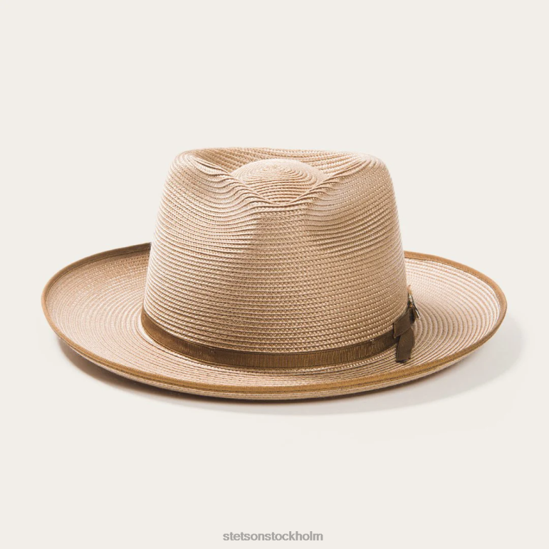 Stetson unisex- stratoliner milan fedora LLFB110 huvudbonader cognac