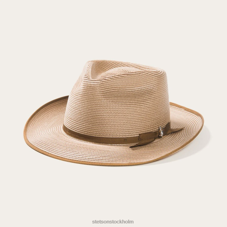 Stetson unisex- stratoliner milan fedora LLFB110 huvudbonader cognac